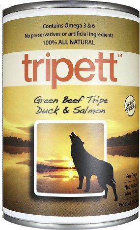 Tripett canned dog discount food