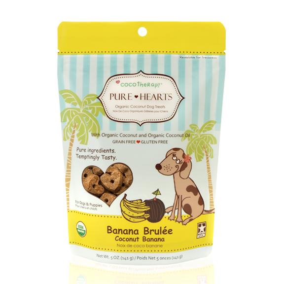 Coco Therapy Pure Hearts Coconut Cookies Banana Brulée, 5-oz (Size: 5-oz)
