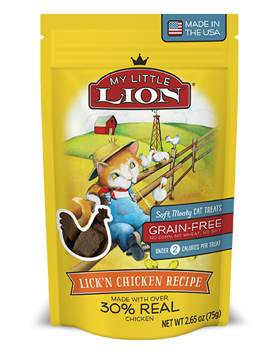 My Little Lion Lick’n Chicken Recipe Cat Treats, 2.65-oz
