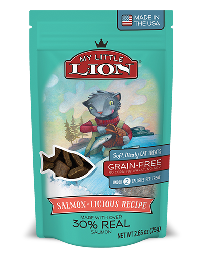 My Little Lion Salmon-Licious Recipe Cat Treats, 2.65-oz