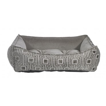 Bowsers Scoop Pet Bed, Café-Au-Lait Micro Jacquard, X-Large