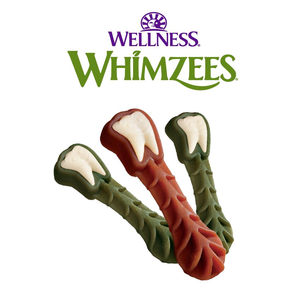 WHIMZEES Brushzees Natural Dental Dog Treats, Large, 1-count