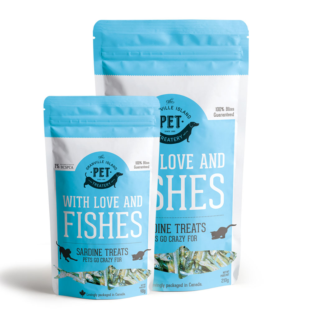 The Granville Island Pet With Love and Fishes Sardines