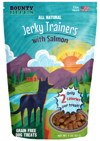 Bounty Bites Salmon Jerky Training Treats 4-oz