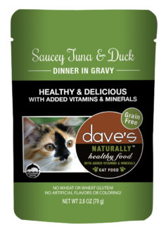 Dave's Pet Food Naturally Healthy Cat Pouch Tuna & Duck 2.8-oz (Size: 2.8-oz)