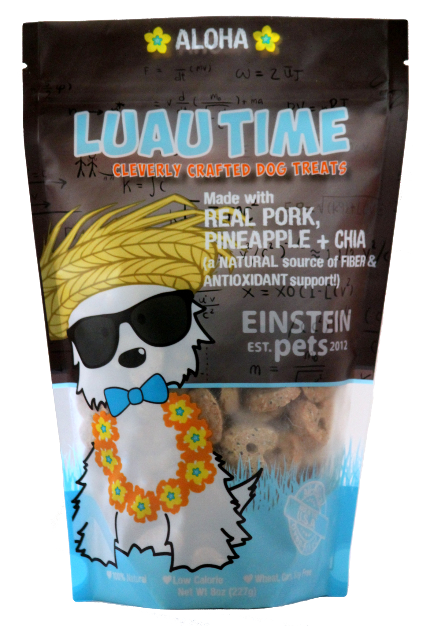 Einstein Pets Treats Luau Time, 8-oz