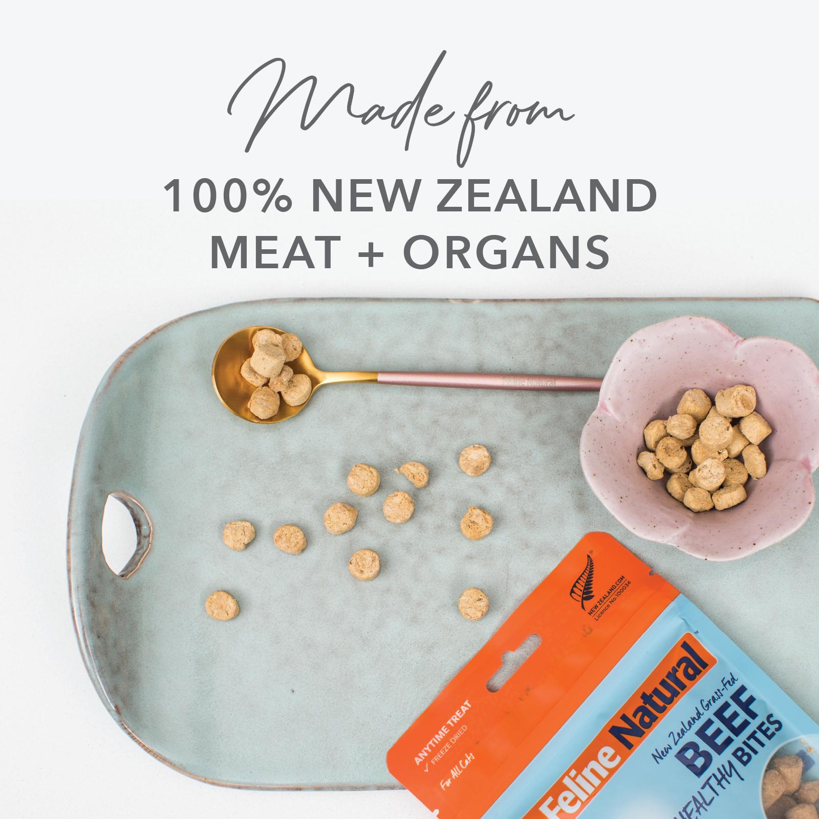 Feline Natural Chicken Healthy Bites Freeze-Dried Cat Treats, 1.76-oz|50-gram