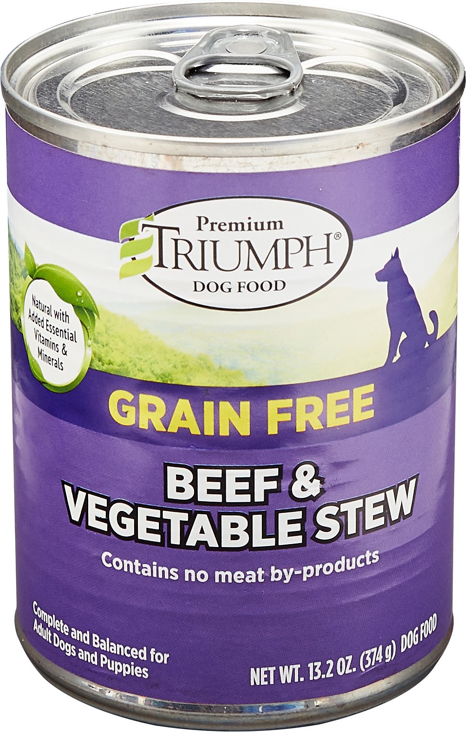 Triumph Grain-Free Beef & Vegetable Stew Canned Dog Food