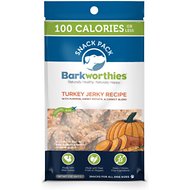 Barkworthies Snack Pack Turkey Jerky Dog Treats, 1-oz