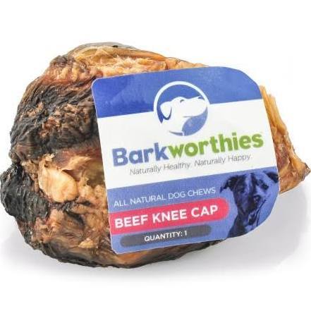 Barkworthies Beef Knee Cap Dog Treats