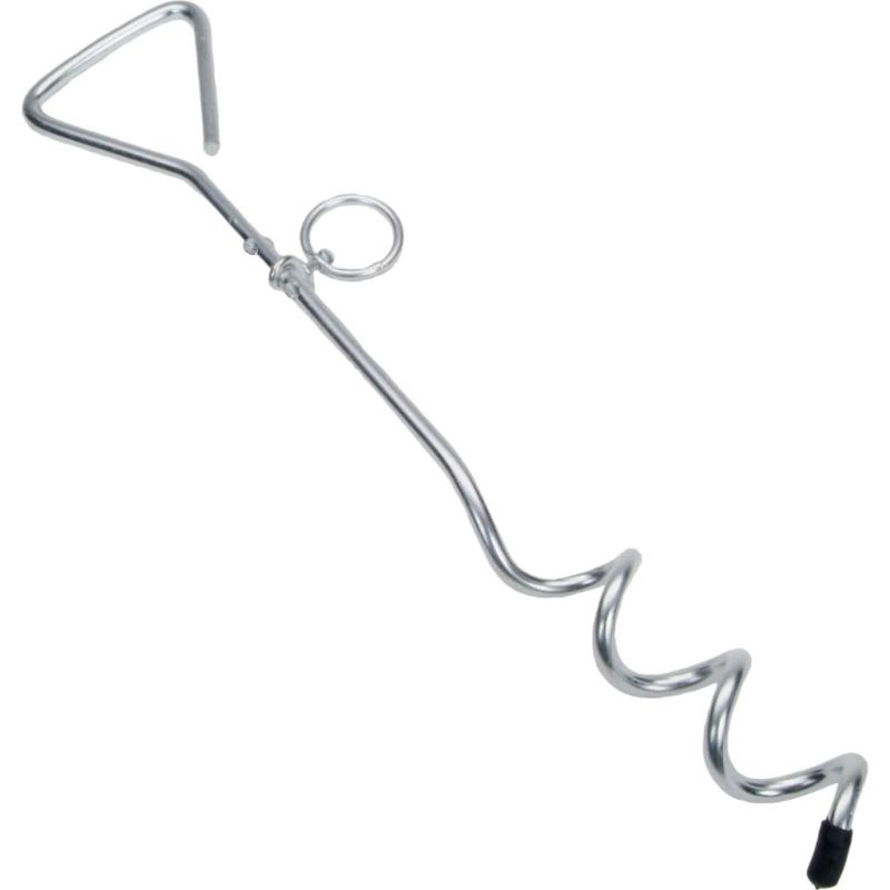 Titan Spiral Dog Tie Out Stake, 17-in (Size: 17-in)