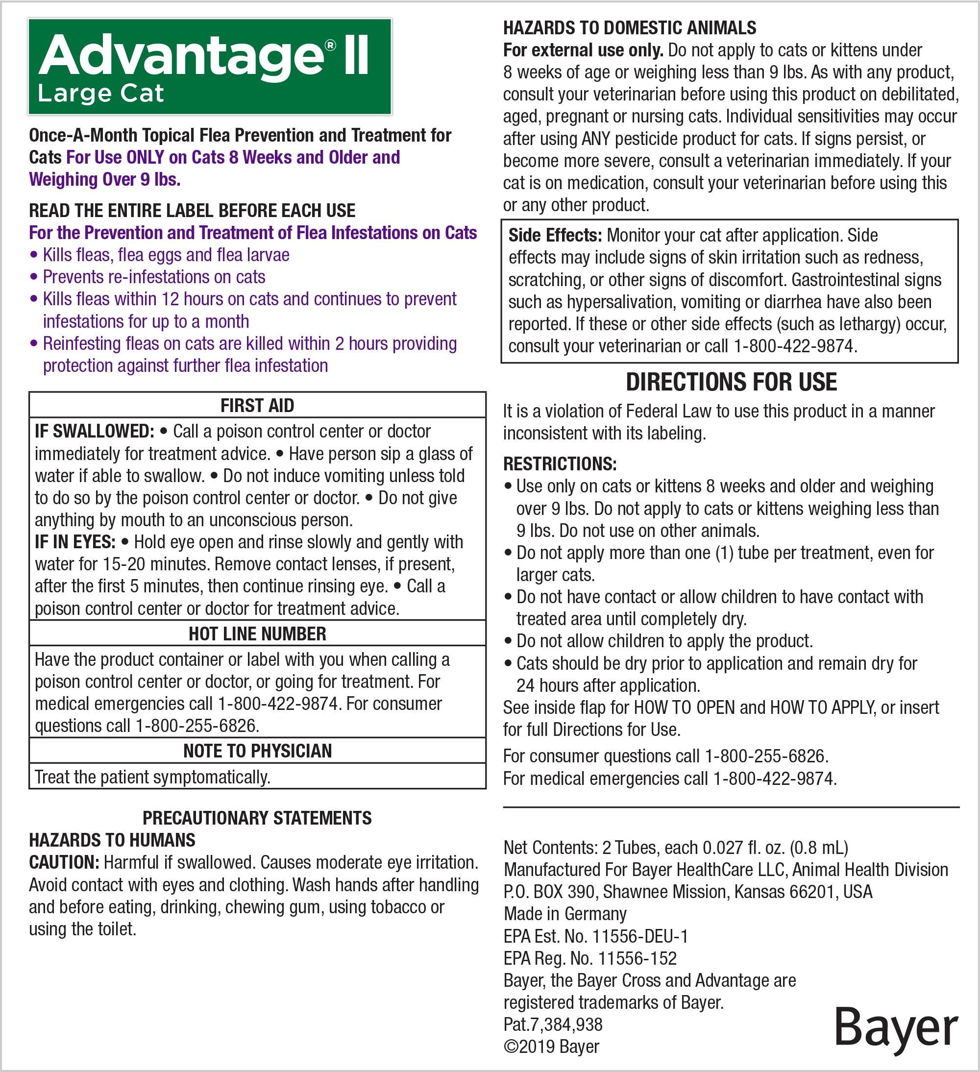 advantage large cat 2 pack