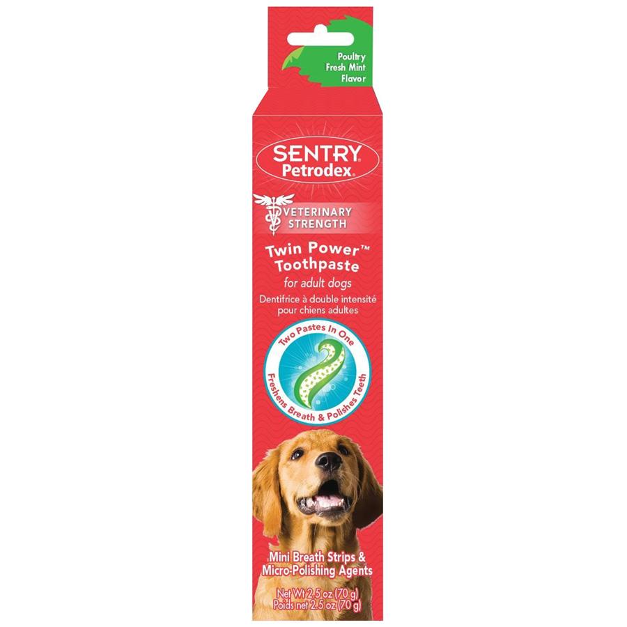 Sentry Petrodex Poultry Fresh Mint Toothpaste For Adult Dogs, 2.5-oz
