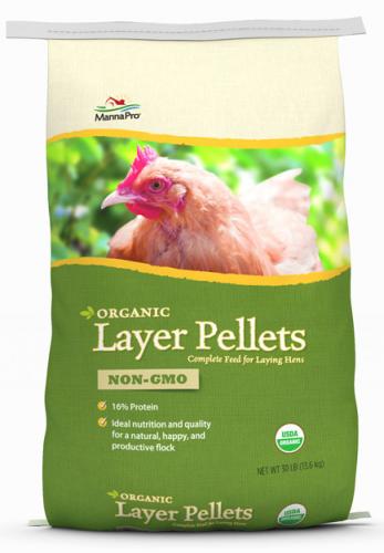 Manna Pro Organic Layer Pellets, 30-lb