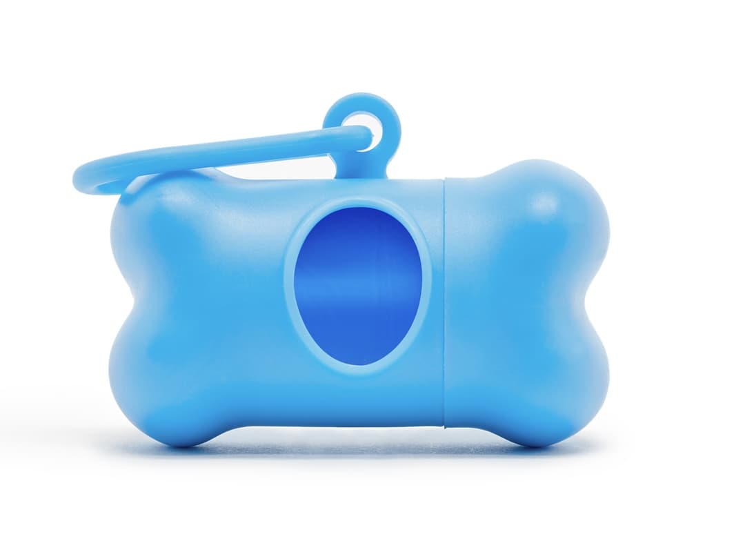 Modern Kanine Pale Blue & Dark Blue Waste Bag Dispenser, 1-ct