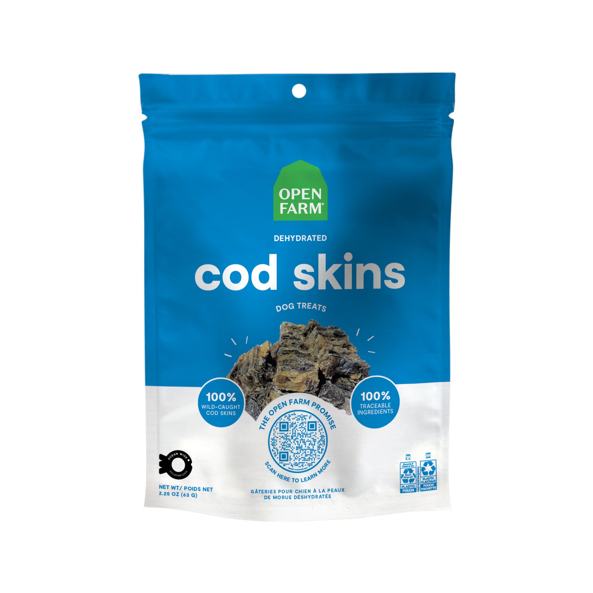 Open Farm Cod Skins Dehydrated Dog Treats, 2.25-oz (Size: 2.25-oz)