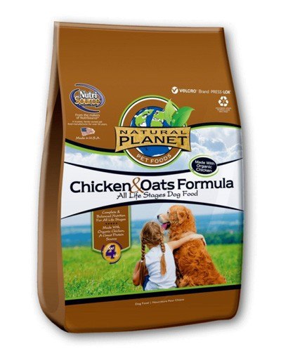 Natural Planet Organics Chicken & Oats Formula Dry Food for Dogs, 15-lb (**)