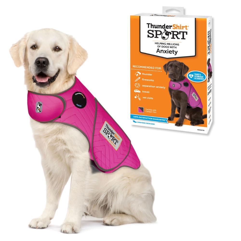 ThunderShirt Sport Anxiety & Calming Solution for Dogs, Fuchsia, X-Large