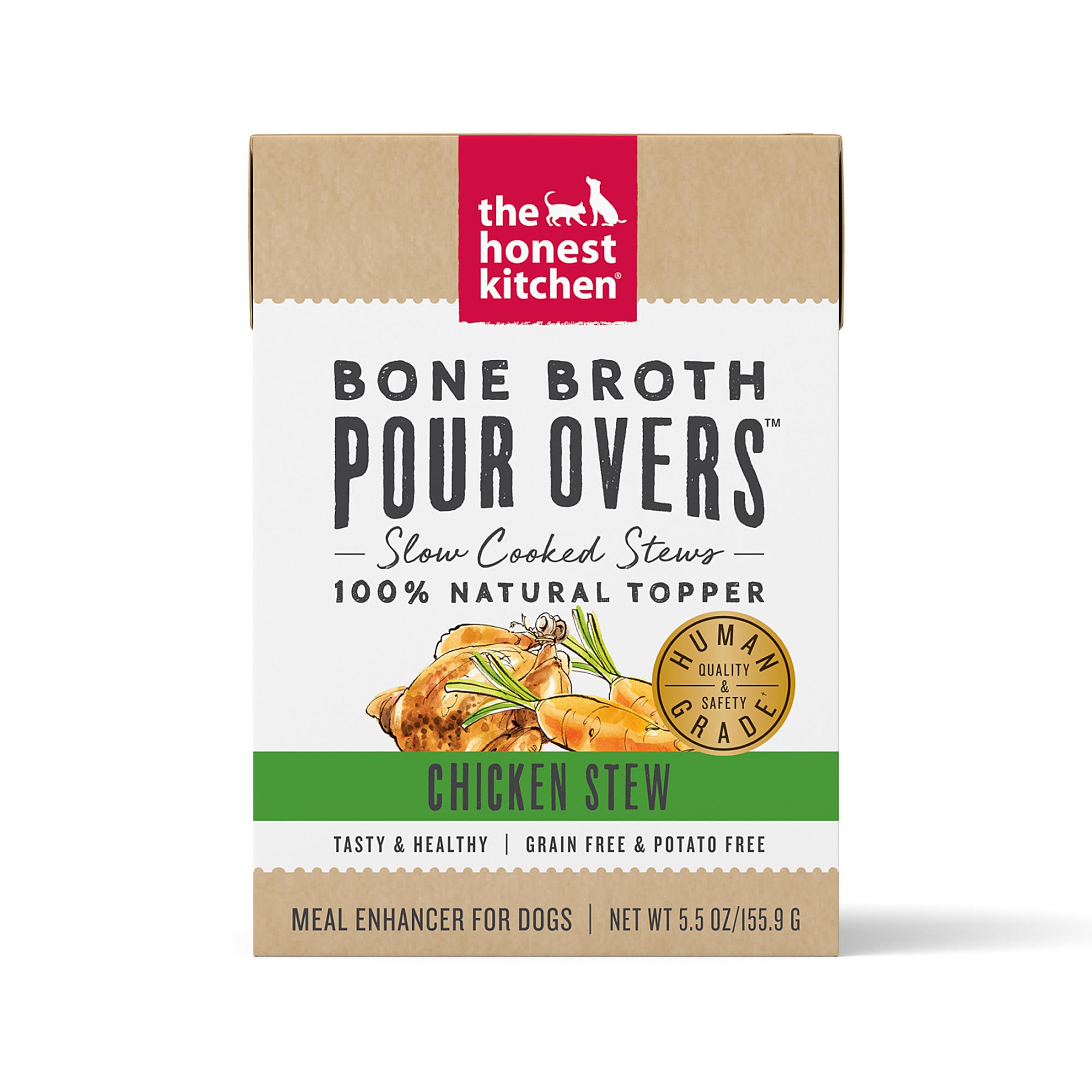 The Honest Kitchen Bone Broth Pour Overs Chicken Stew Dog Food Topper