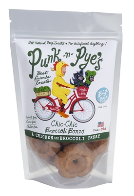 Punk-n-Pye's Chic Chic Broccoli Bonzo Dog Treat