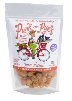 Punk-n-Pye's Gone Fishin' Dog Treat, Lil Bites, 3.5-oz