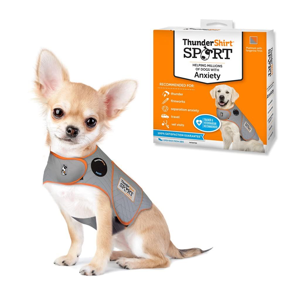 ThunderShirt SPORT Platinum Anxiety & Calming Solution for Dogs, Heather Grey
