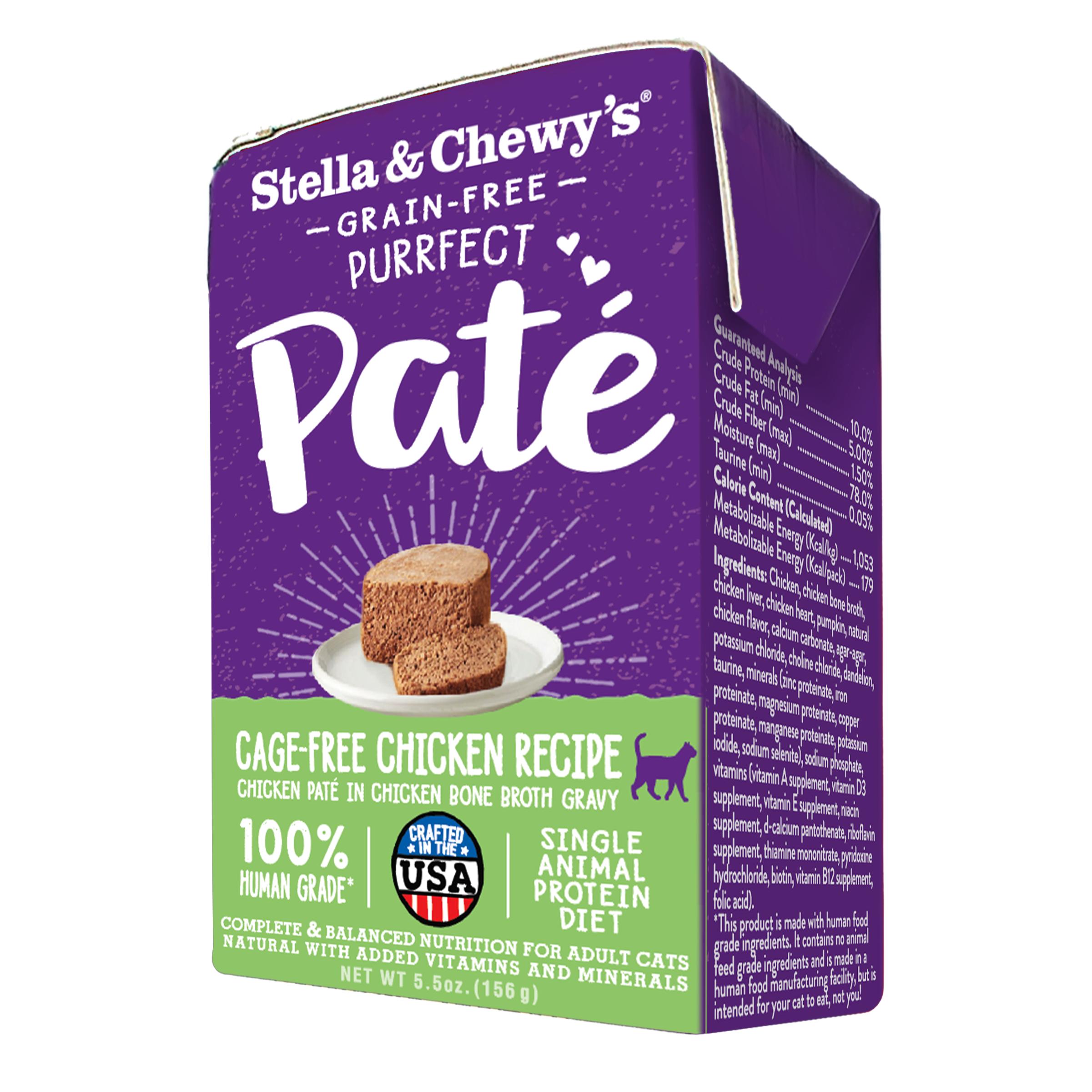 Stella Chewy s Purrfect Pat Cage Free Chicken Recipe Wet Cat