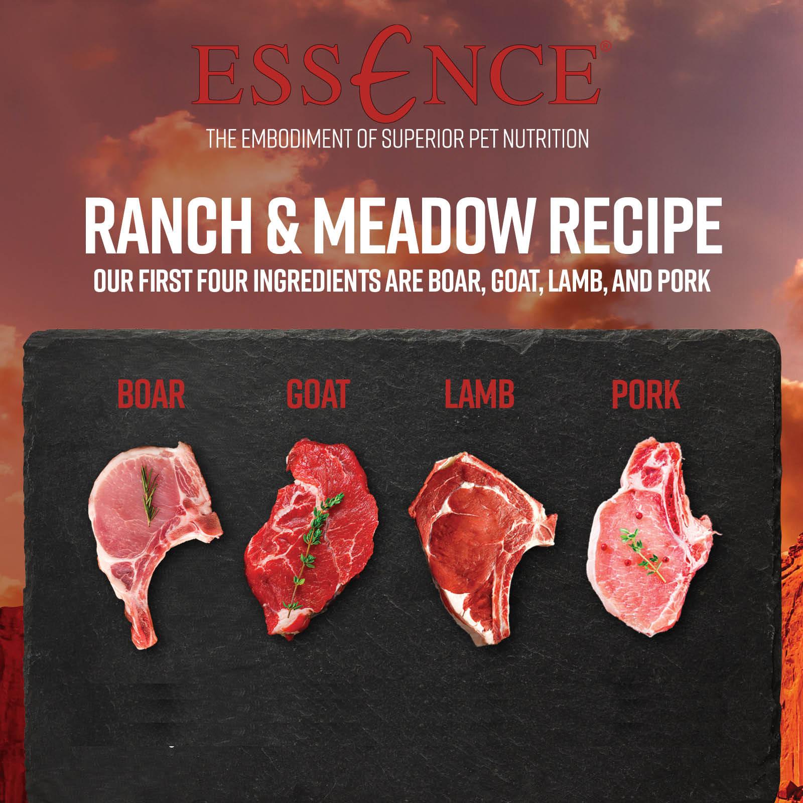 Essence Ranch & Meadow GrainFree Dry Dog Food, 4lb Moab BARKery