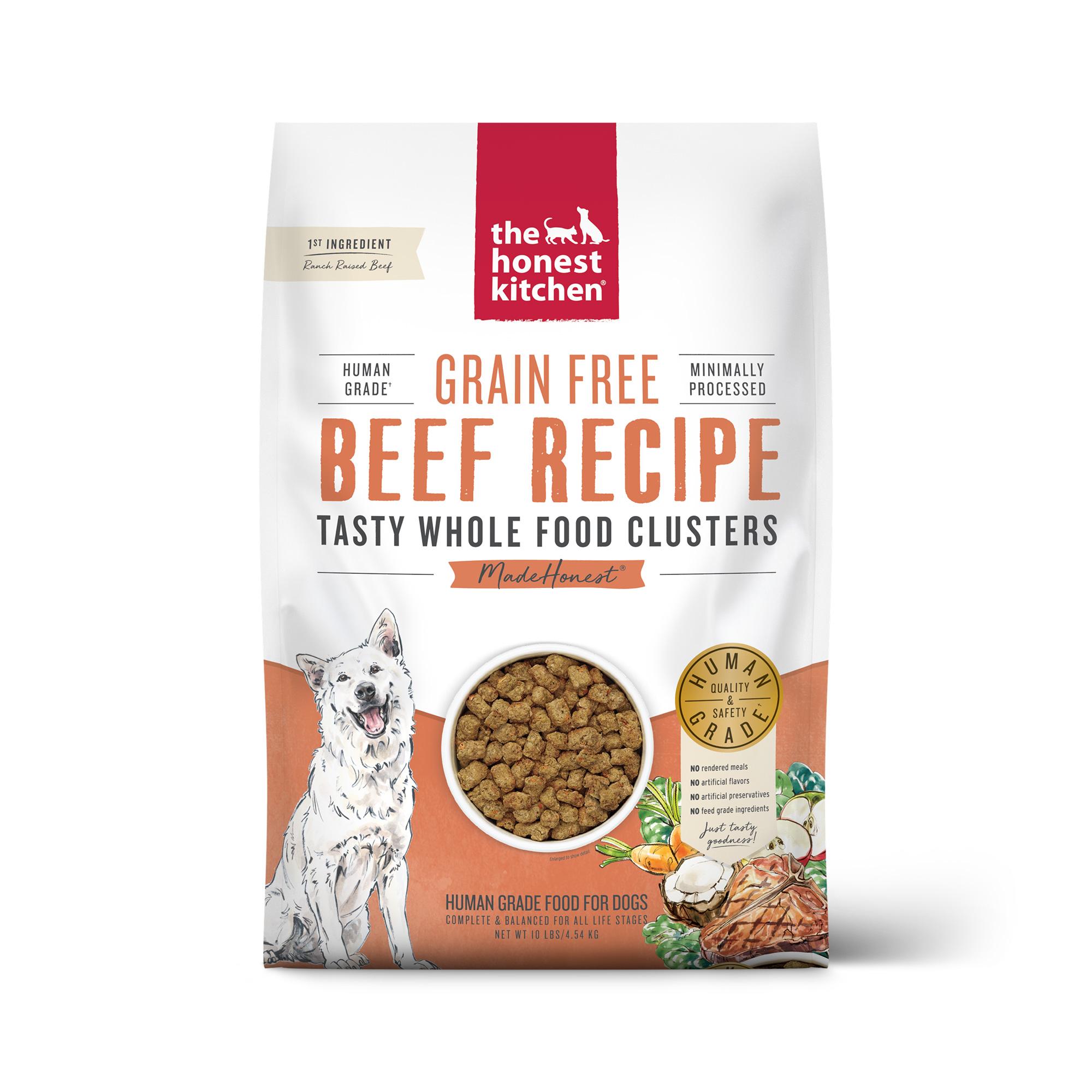 The Honest Kitchen Whole Food Clusters Beef Grain-Free Dry Dog Food