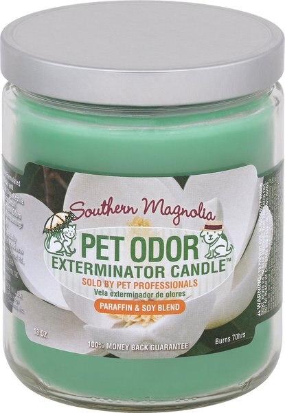 Pet Odor Exterminator Deodorizing Candle Jar, Southern Magnolia, 13-oz