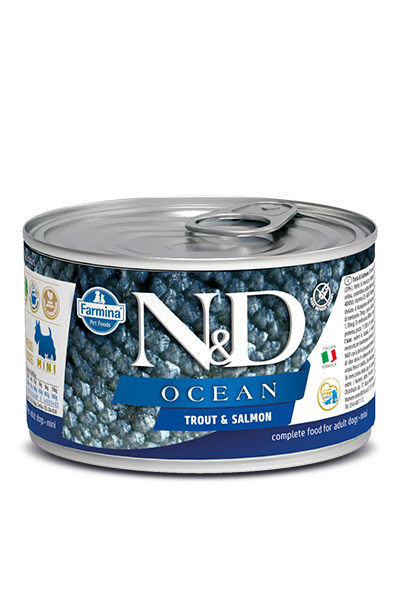 Farmina N&D Ocean Trout & Salmon Wet Dog Food, 4.9-oz