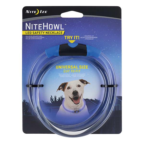Nite Ize NiteHowl LED Safety Dog Necklace, Blue