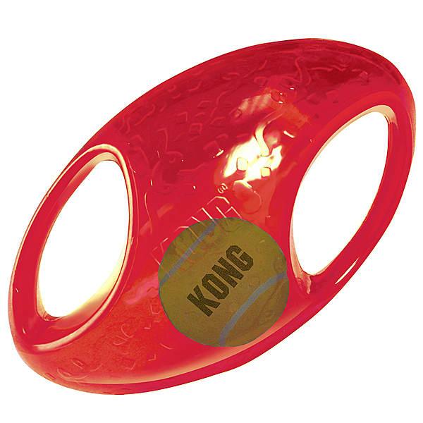 KONG Jumbler Football Dog Toy, Medium/Large