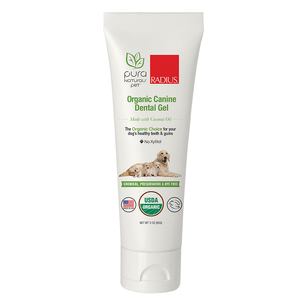 Pura Naturals Organic Dog  Dental Gel, 3-oz