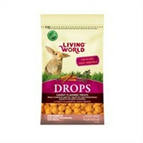 Living World Rabbit Drops Carrot Flavor, 2.6-oz (Size: 2.6-oz)