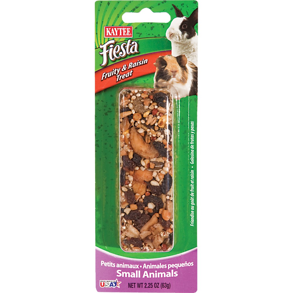 Kaytee Fiesta Fruit/Raisin Small Animal Stick, 2.25-oz