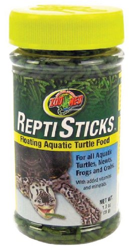 Zoo Med ReptiSticks Floating Aquatic Turtle Food, 1-oz