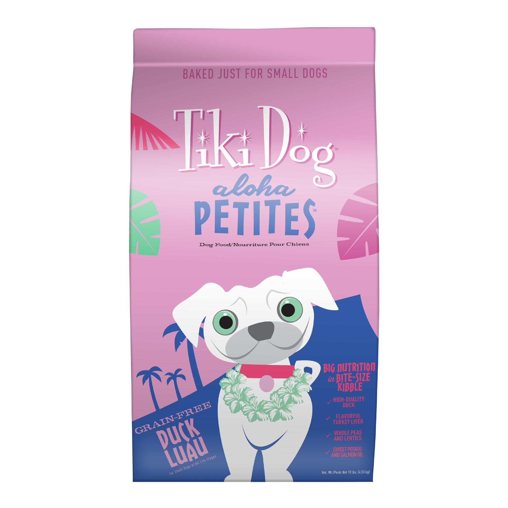 Tiki Dog Aloha Petites Duck Luau Grain-Free Dry Dog Food, 10-lb
