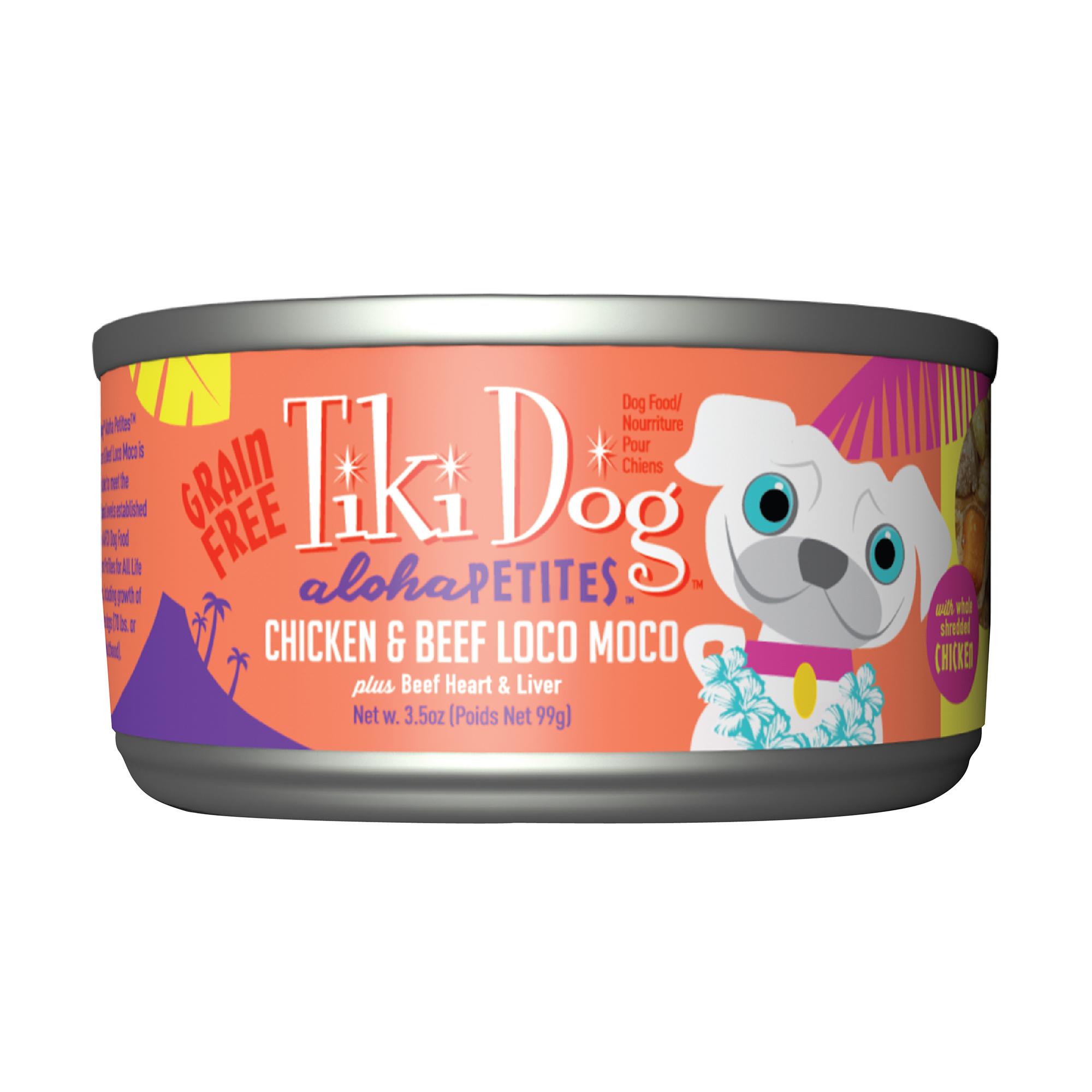 Tiki Dog Aloha Petites Chicken & Beef Loco Moco Wet Dog Food