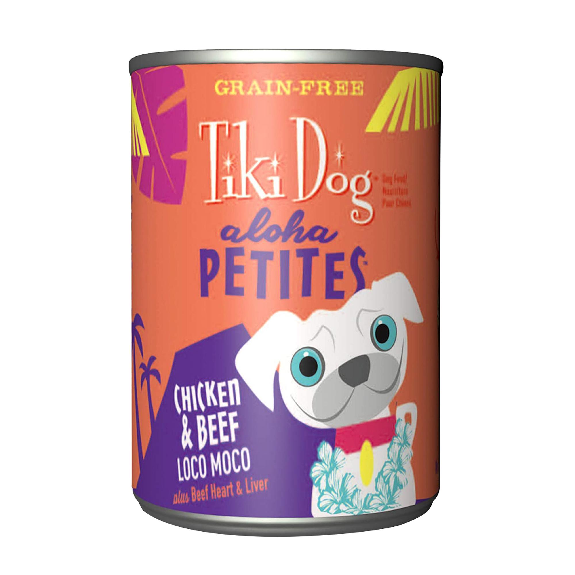 Tiki Dog Aloha Petites Chicken & Beef Loco Moco Wet Dog Food, 9-oz can