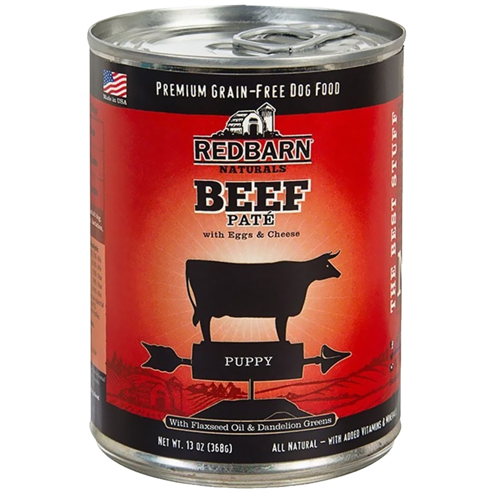 Redbarn Beef Pate Puppy Food, 13-oz