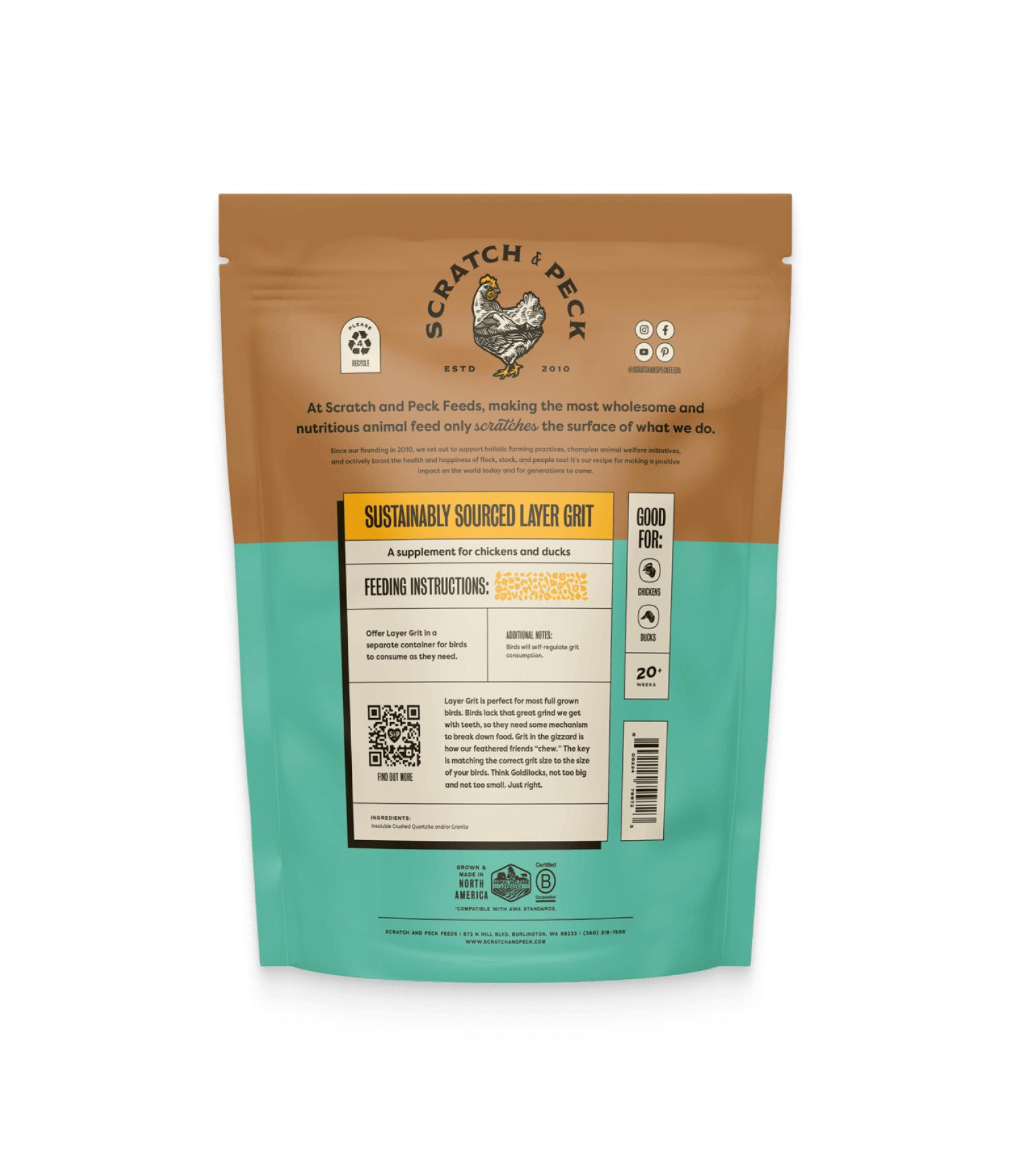 Scratch & Peck Layer Grit Poultry Supplement, 7-lb