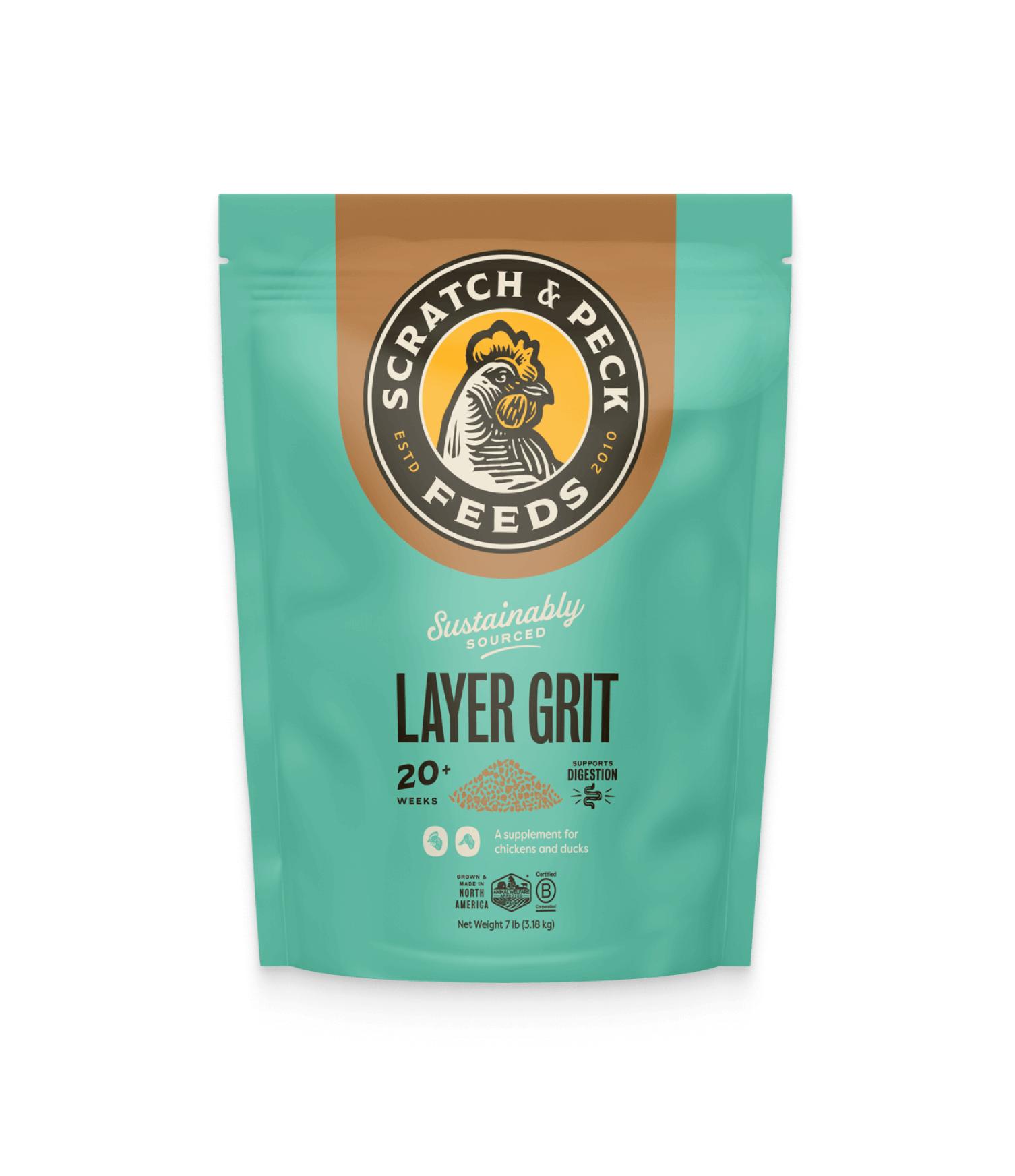 Scratch & Peck Layer Grit Poultry Supplement, 7-lb (Size: 7-lb)