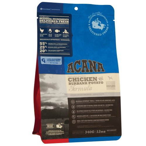 ACANA Chicken & Burbank Potato Grain Free with Beef Dry Dog Food, 12-oz