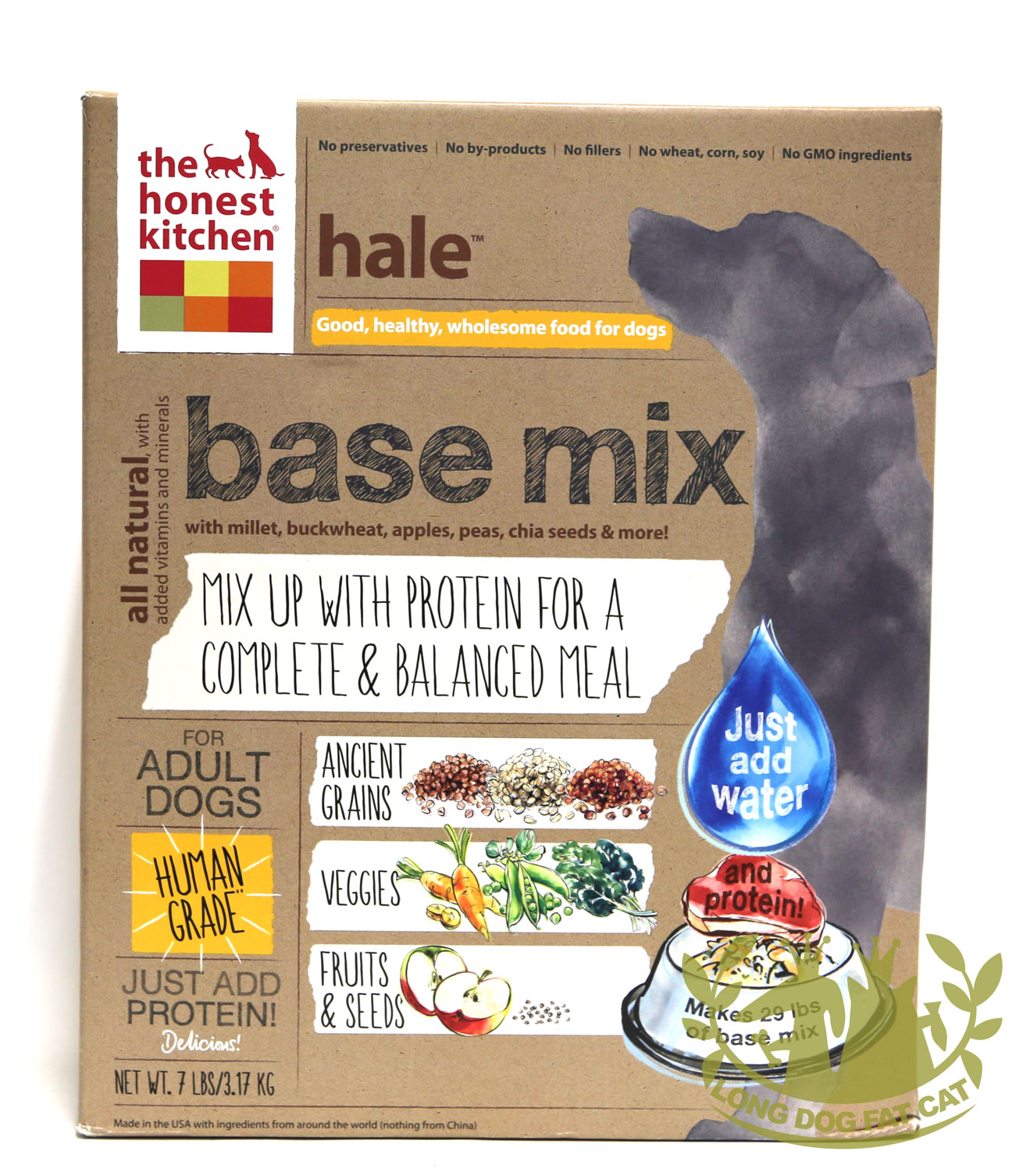 The Honest Kitchen Hale Whole Grain Base Mix Dog Food, 7-lb