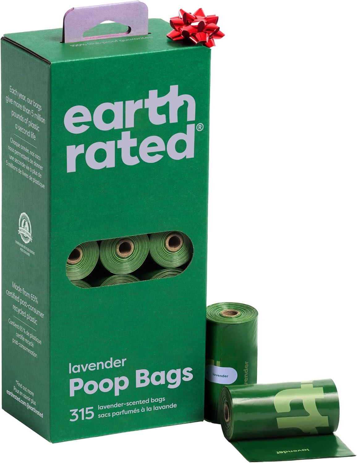 Earth Rated Poop Bags Refill Pack, Lavender-Scented, 315-count (Size: 315-count)