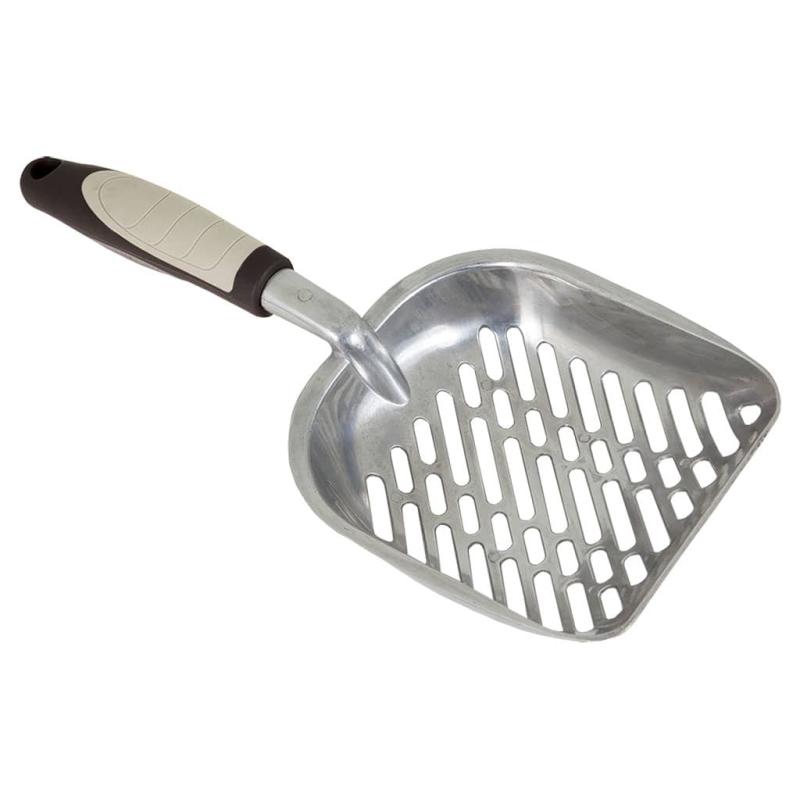 PetMate Metal Cat Litter Scoop, Brown