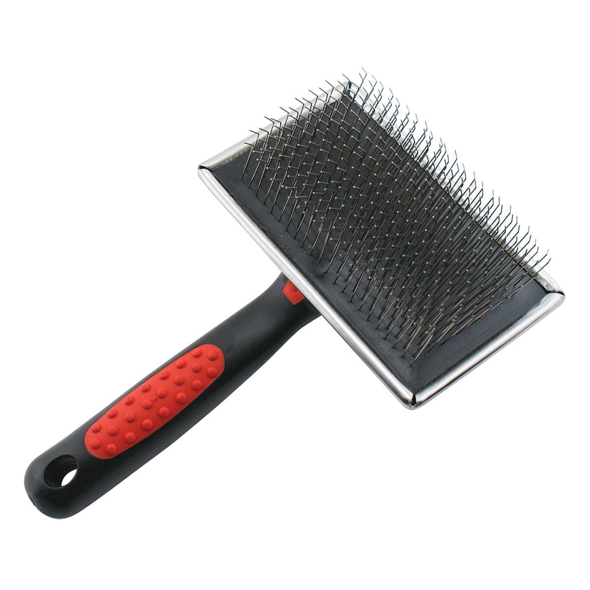 Paw Brothers Extra Long Hard Pin Flat Slicker Dog Brush, Large