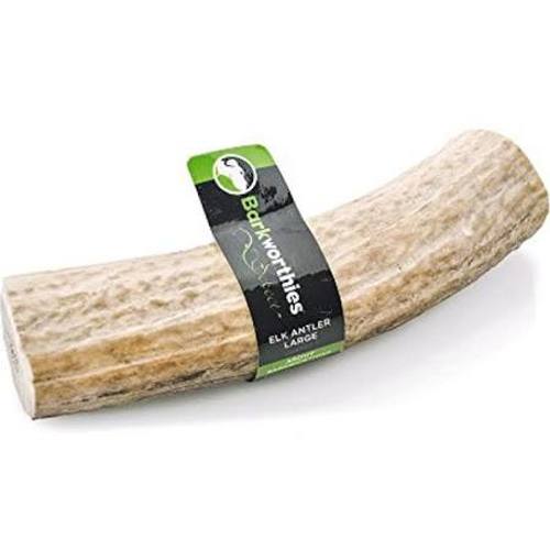 Barkworthies Elk Antler Select Dog Treats, Large