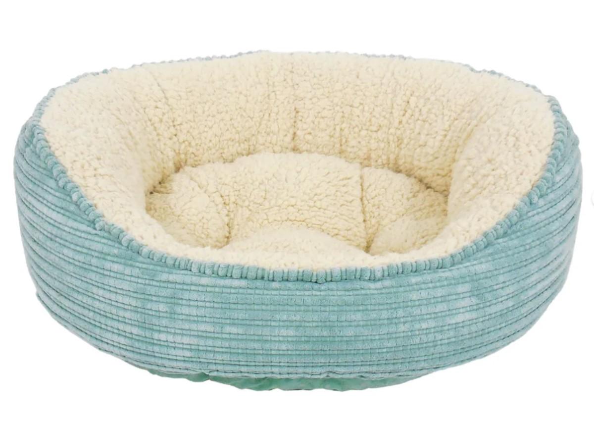 Arlee Cody Cuddler Dog Bed, Mineral, 31-in (Size: 31-in)